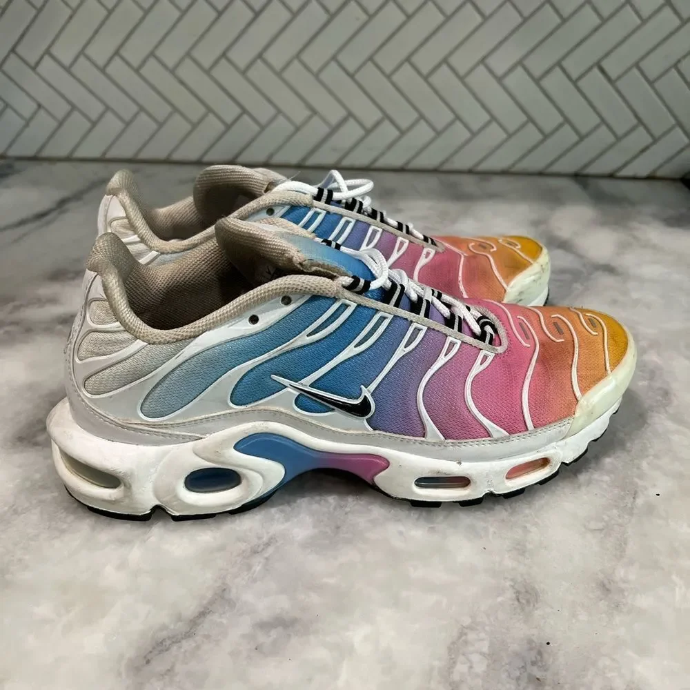 Nike Women’s Air Max Plus TN Popsicle/White Running Shoes 605112-115 size 9